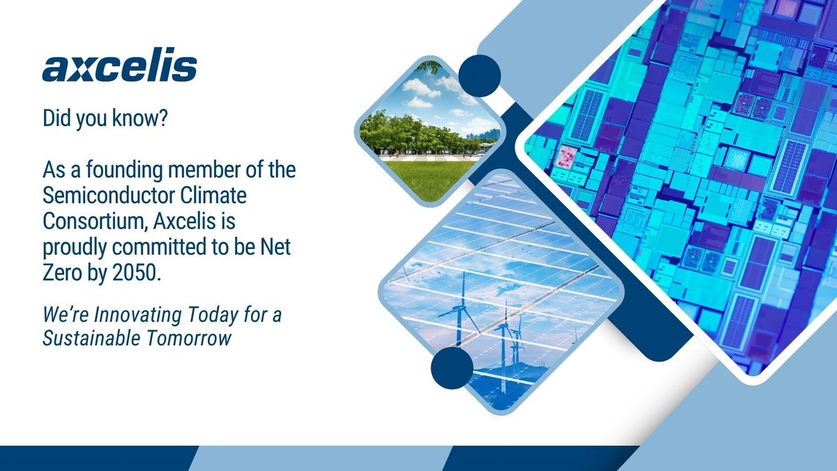 Celebrate World Environment Day with Axcelis! 🌍 As leaders in corporate responsibility, we're committed to combating climate change and meeting global sustainability standards. Curious about our green initiatives? Explore our ESG Report: hubs.li/Q03qG4Pk0