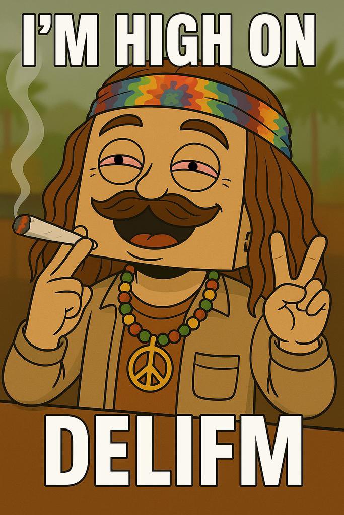 <a href="/cryptojourneyrs/">Rodney</a> Buzz Shipmann gave me the scoop on $DELIFM. 24/7 AI powered crypto news presented by a cardboard box. Come for the info, stay for the jazz, roasts and buybacks. @DELIFM_XRD