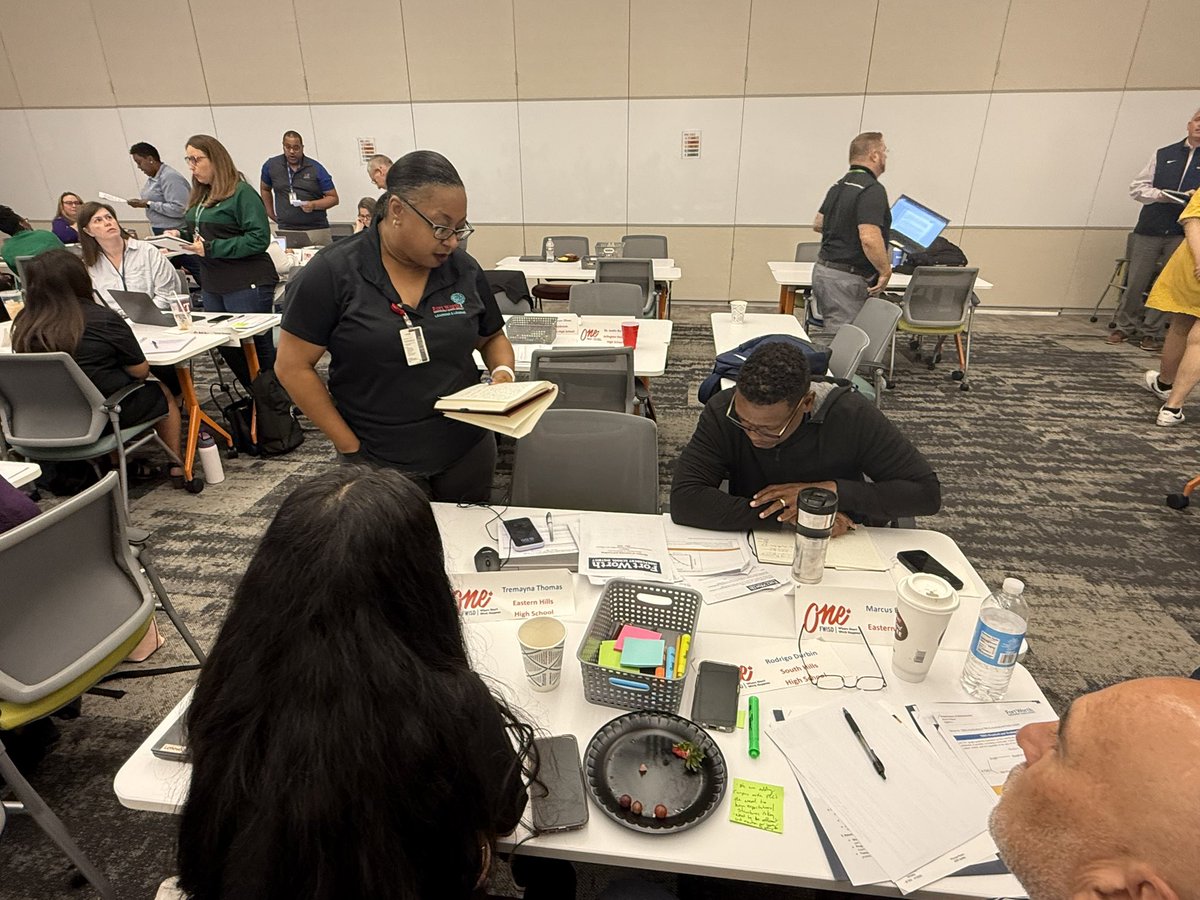 Principals sharpening the spear. 🎯

Instructional Leadership Teams (ILTs) across Fort Worth ISD are not just talking the work—they’re rehearsing it. From aligned DOLs to coaching culture and PLC precision, our leaders are anchoring in what matters most: excellent instruction