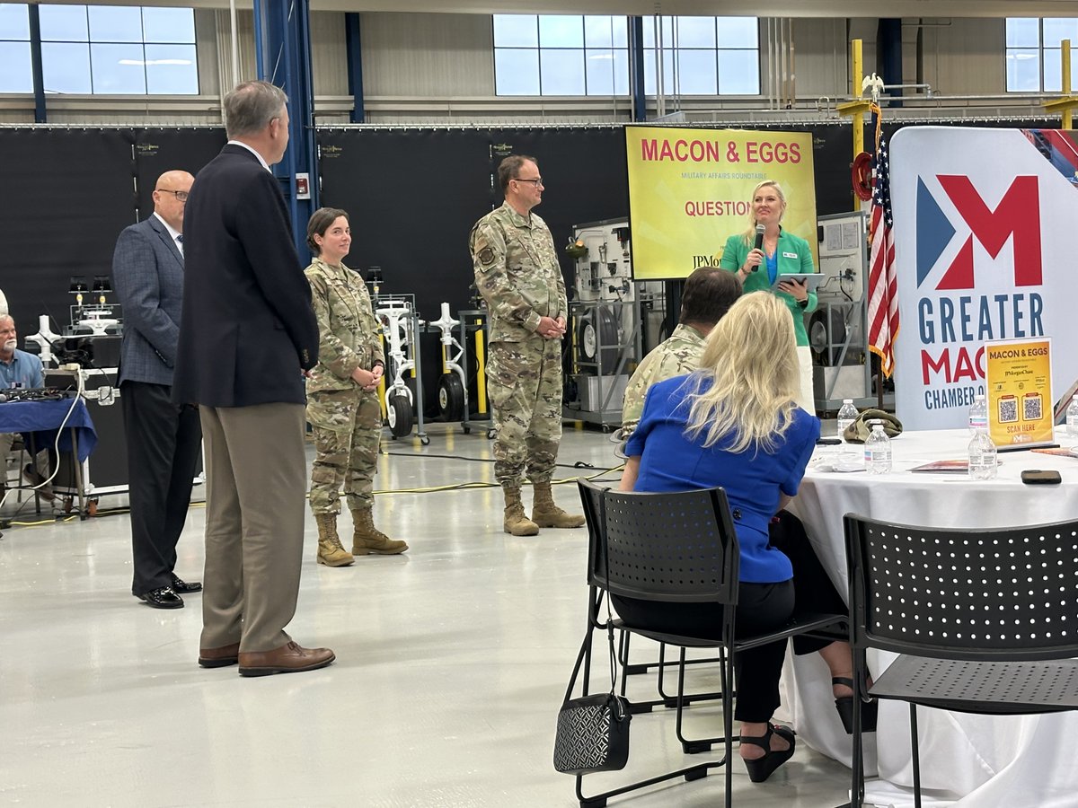 "We need to figure AI out," Grabowski said. McMahon answers ? about threats besides China. Says Russia, Iran and other nations are also problems. Says focus now is in building diplomacy to work with US against China. <a href="/macon_chamber/">Greater Macon Chamber of Commerce</a> <a href="/maconnewsroom/">The Macon Newsroom</a>  <a href="/mercerccj/">Center for Collaborative Journalism</a>