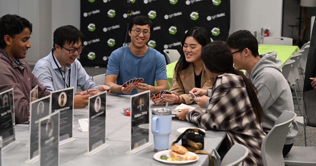 SymboticTweet's tweet image. This week, our interns took part in a networking event to help them connect with colleagues from across the company.
We’re excited to have these bright minds on board and can’t wait to see the impact they’ll make this summer.
#InternshipProgram #FutureInnovators #LifeAtSymbotic