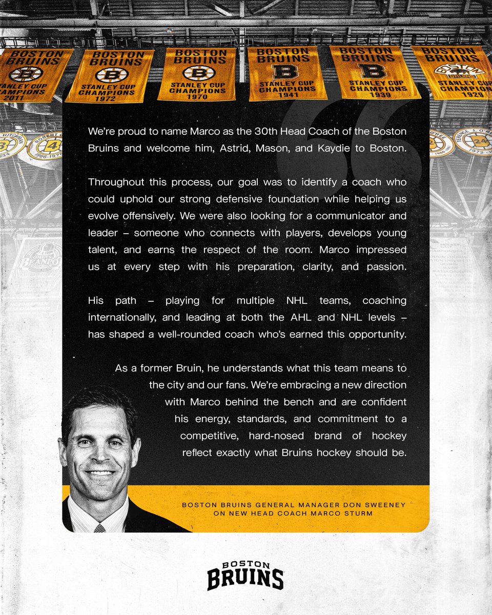NHLBruins's tweet photo. Preparation, clarity, and passion. https://t.co/sUD0rIe3Wm