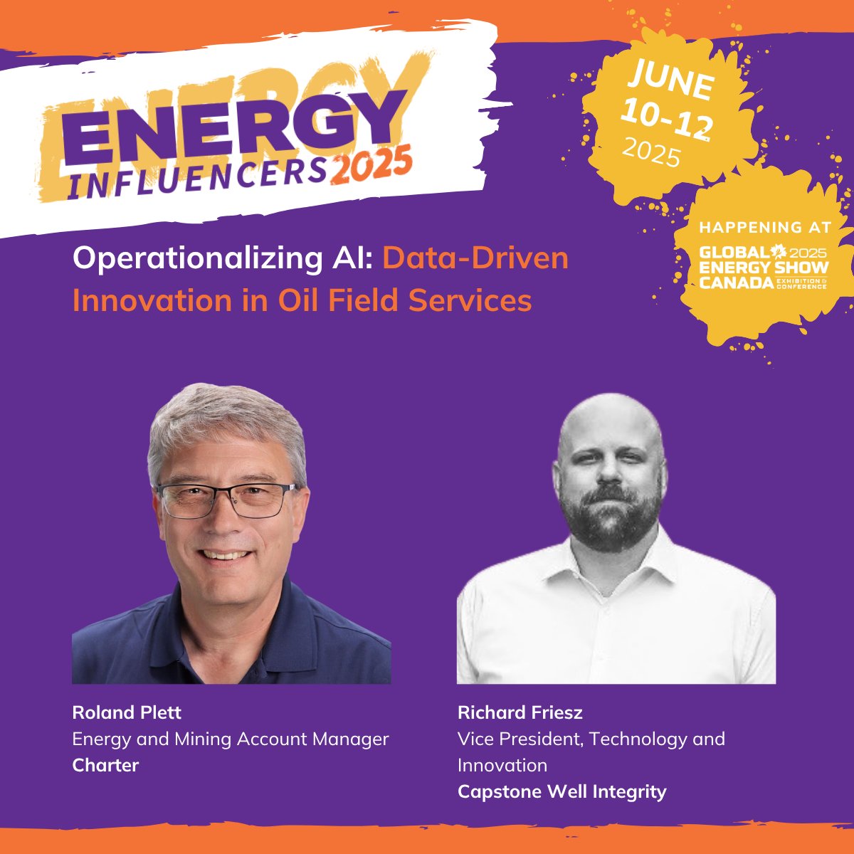 Operationalizing AI: Data-Driven Innovation in Oil Field Services

Don’t miss this innovation-focused Energy Influencer session!
globalenergyshow.com/register/

#GESC25 #EnergyInfluencer #energy