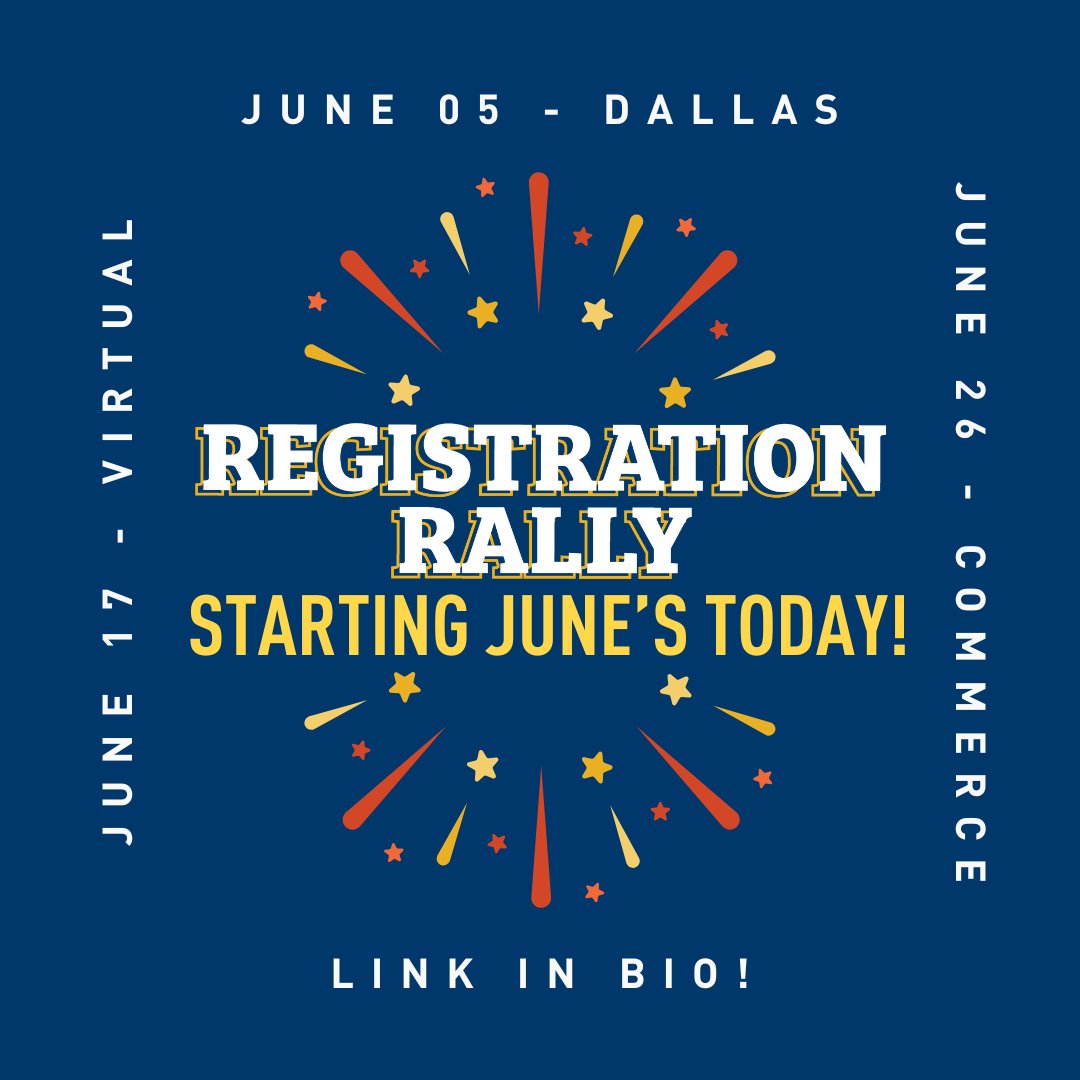 Join us today in Dallas for our next Registration Rally! Whether you need help registering for classes, turning in documents, or finalizing your financial aid—we’ve got you covered.

Bring your questions—we’ll bring the support.
📍 Event details in the link in bio!

#ETAMU