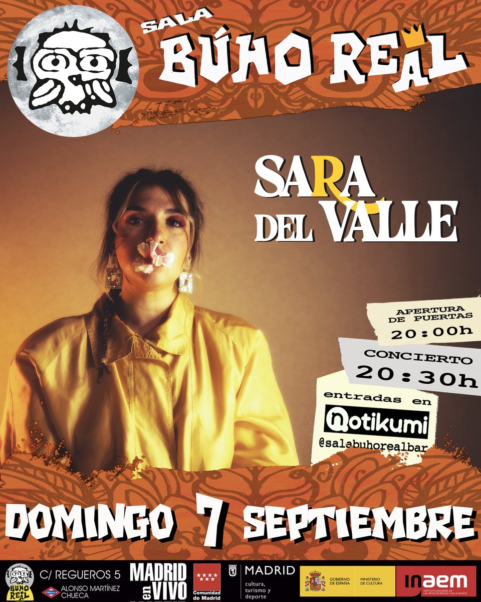 #Noticias. Concierto de <a href="/saradelvallemsc/">Sara del Valle</a>  en <a href="/SalaBuhoRealbar/">Sala Búho Real</a> en septiembre

j-musind.blogspot.com/2025/06/sara-d…
