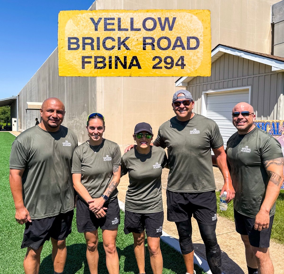 FBI Houston (@fbihouston) on Twitter photo Congratulations to:
Cpt. Richard Salinas of <a href="/TxDPS/">Texas DPS</a>
Lt. Leon Hernandez of <a href="/HCSOTexas/">HCSOTexas</a>
Lt. Bethany McBride-Hobbs of DeWitt County SO
Lt. Kelcie Miller of <a href="/GCSOTexas/">Galveston County SO</a>
Lt. Mark Zapata of <a href="/houstonpolice/">Houston Police</a>
Today, they graduated as part of FBI National Academy Class 294! #HouNews Congratulations to:
Cpt. Richard Salinas of <a href="/TxDPS/">Texas DPS</a>
Lt. Leon Hernandez of <a href="/HCSOTexas/">HCSOTexas</a>
Lt. Bethany McBride-Hobbs of DeWitt County SO
Lt. Kelcie Miller of <a href="/GCSOTexas/">Galveston County SO</a>
Lt. Mark Zapata of <a href="/houstonpolice/">Houston Police</a>
Today, they graduated as part of FBI National Academy Class 294! #HouNews