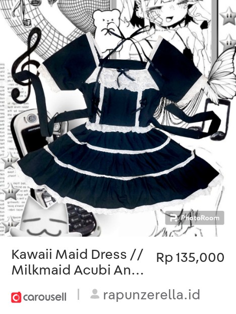 rapunzerella_id's tweet image. Lihat 'Kawaii Maid Dress // Milkmaid Acubi Anime Cosplay Lingerie', tersedia di Rp 135,000 di #Carousell #trift #triftshop #ootd carousell.app.link/o7VB6pObXTb