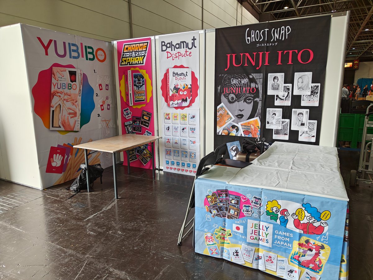 PapaPolski's tweet photo. Tomorrows Dokomi is your first chance to preview the @junjiitofficial and @YUTRIOHOUSE card game, GHOST SNAP: JUNJI ITO!
Come by, play, and reserve your copy! #Dokomi2025 #Dokomi #junjiIto #boardgames
See you in Hall 9! https://t.co/OEjtTQvDpL