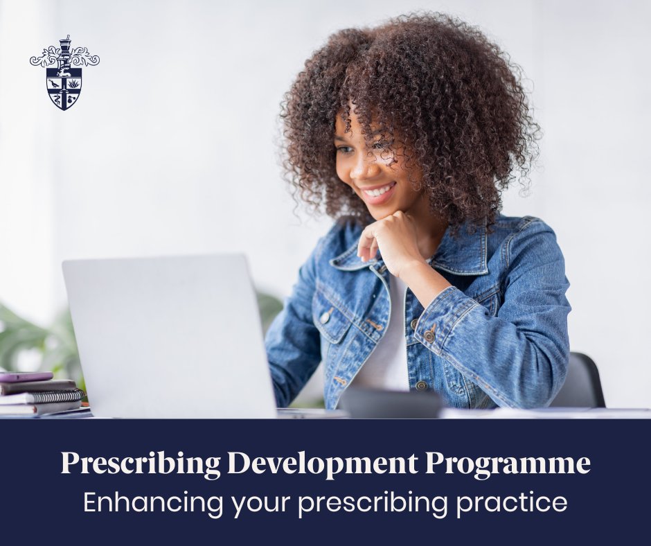 Sign up to our new Prescribing Development Programme, designed to give you the confidence to practice at the very best of your abilities.

The first webinar is now open for bookings. Find out more:
ow.ly/fvzt50W4H9j