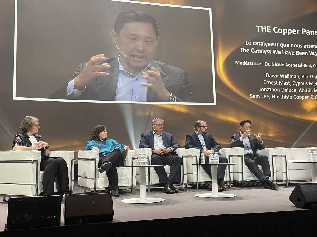 VID (@vid_conferences) on Twitter photo ⚡ Big #copper energy at #THEEvent2025!
🔹 Panel: “The Catalyst We’ve Been Waiting For”
🔹 Mod: Dr. Nicole Adshead-Bell
🔹 Speakers: Ernest Mast <a href="/CygnusMetals/">Cygnus Metals</a>, Jonathon Deluce <a href="/AbitibiMetals/">Abitibi Metals Corp.</a>, Dawn Wellman <a href="/RioTinto/">Rio Tinto</a>, Sam Lee <a href="/NorthIsle_CG/">NorthIsle</a>
#Mining #CanadaMining #CriticalMetals ⚡ Big #copper energy at #THEEvent2025!
🔹 Panel: “The Catalyst We’ve Been Waiting For”
🔹 Mod: Dr. Nicole Adshead-Bell
🔹 Speakers: Ernest Mast <a href="/CygnusMetals/">Cygnus Metals</a>, Jonathon Deluce <a href="/AbitibiMetals/">Abitibi Metals Corp.</a>, Dawn Wellman <a href="/RioTinto/">Rio Tinto</a>, Sam Lee <a href="/NorthIsle_CG/">NorthIsle</a>
#Mining #CanadaMining #CriticalMetals