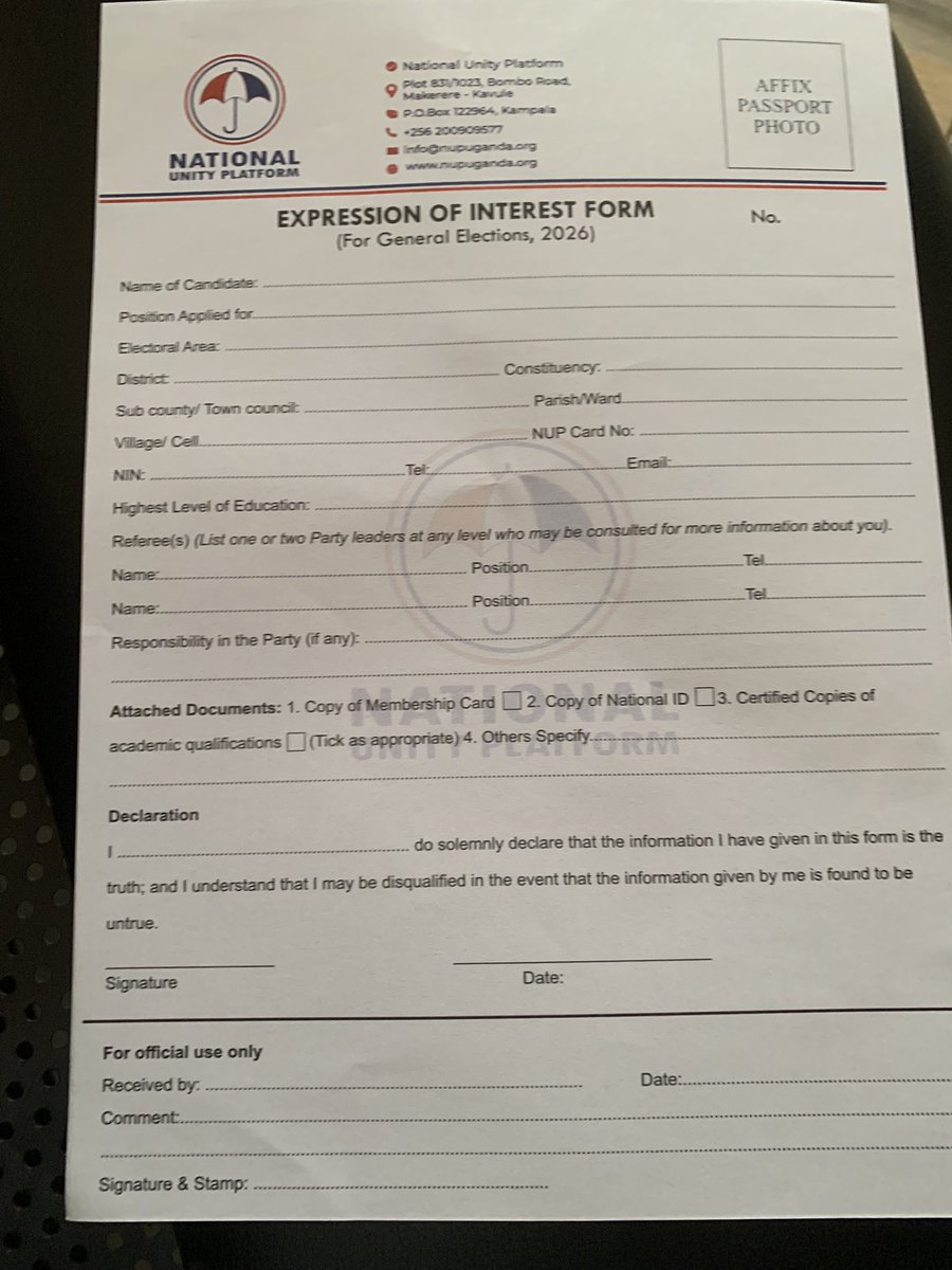 citytycooooon's tweet photo. This afternoon we expressed our interest in contesting as the next member of Parliament of Bamunanika constituency  WALUGEMBE ARNOLD in the next general elections by picking the letter of interest https://t.co/hOQ1BUwG2s
