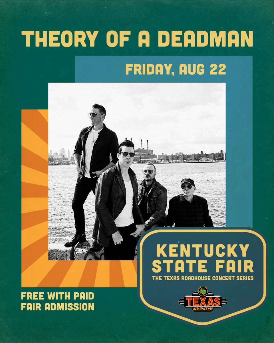 Excited to announce we will be performing at the Kentucky State Fair! Tickets are free (as long as you pay for admission), see you all there :)

📸: @feistyphotography406