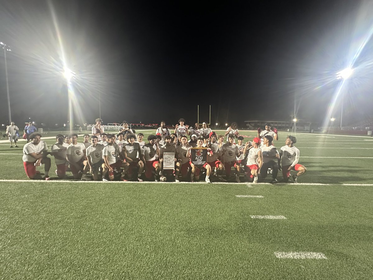 Cehsfootball's tweet photo. Great night competing at @firestormfb 7’s &amp; Bigman.  Lots of work from LOTS of guys! 7’s finished off the run with @SportsTrott winning TD to seal the tourney win! https://t.co/t6LuKj6n1y