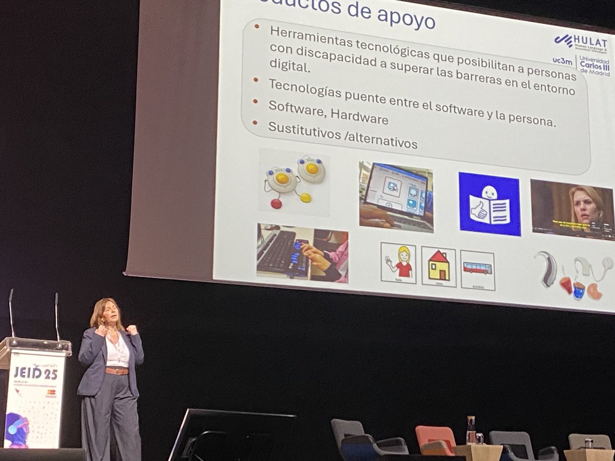 Grande ⁦<a href="/LurMoreno/">Lourdes Moreno</a>⁩ <a href="/uc3m/">UC3M</a> @jeid2025 ⁦<a href="/fesabid/">FESABID</a>⁩ en Vitoria: ten en cuenta al usuario, no, implica al usuario
