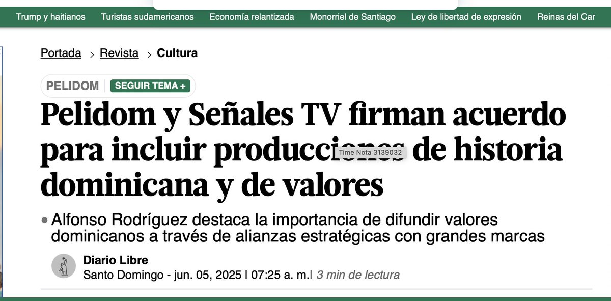 El legado que aspiro dejar a mis hijos y nietos es una plataforma íntegra, construida con esmero, colmada de producciones que reflejan el alma y la esencia de lo dominicano. Un espacio donde la cultura, la identidad y el valor artístico se entrelacen como herencia viva.
No es