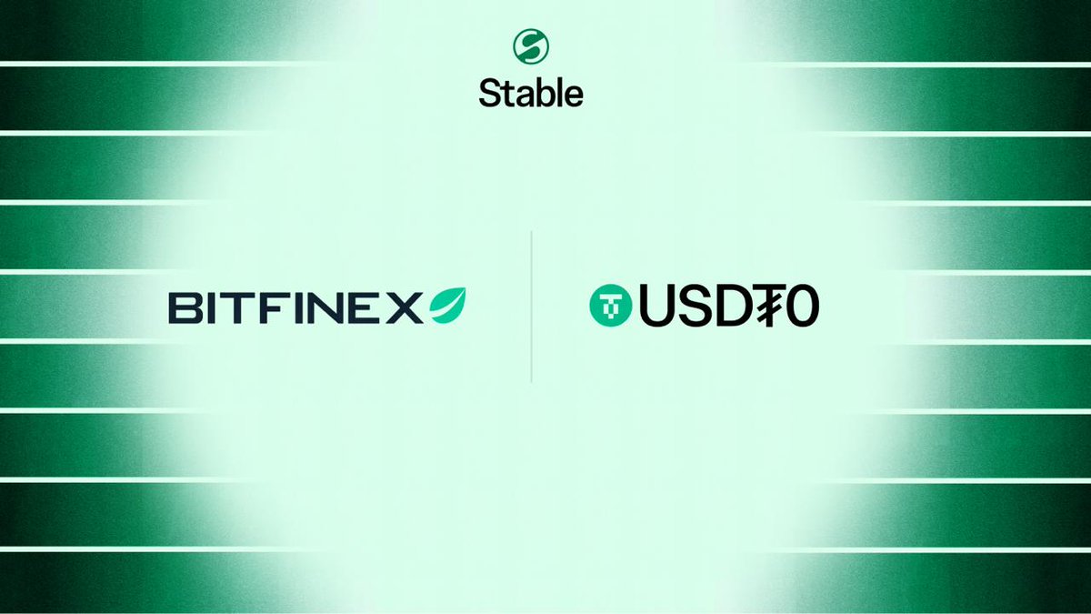 We’ve spent the past year quietly building new financial infrastructure — backed by @Bitfinex and <a href="/USDT0_to/">USDT0</a>.

Today, we’re stepping out of stealth. 💥

Introducing Stable, a new Layer 1 blockchain where USDT is the native gas, and peer-to-peer USDT transfers are free.

Built for