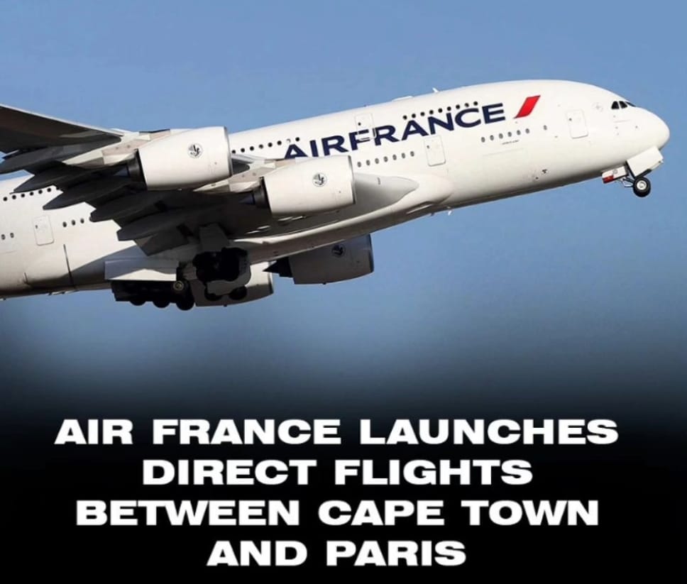 AIR FRANCE BOOSTS CAPE TOWN-PARIS SERVICE FOR 2025/2026 SEASON. Operating from 15 December 2025 to 12 January 2026, the airline will run daily nonstop flights between CT and Paris. Air France-KLM will offer up to 18 weekly flights to CT and a total of 32 flights per week to SA.