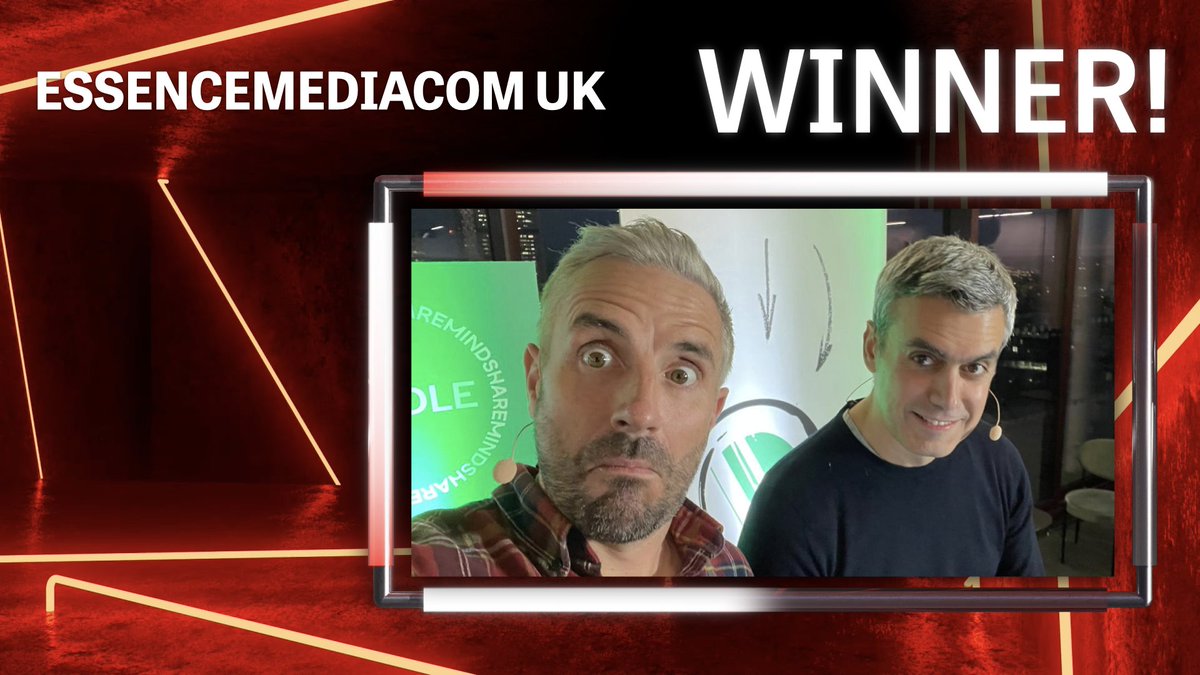 Campaign Tech Awards (@ctechawards) on Twitter photo Congratulations to <a href="/emc_uk/">EssenceMediacom UK</a> for winning in the Tech Team of the Year category at the #CAMTechAwards 2025 π
View the results: campaigntechawards.com/2025-results Congratulations to <a href="/emc_uk/">EssenceMediacom UK</a> for winning in the Tech Team of the Year category at the #CAMTechAwards 2025 π
View the results: campaigntechawards.com/2025-results