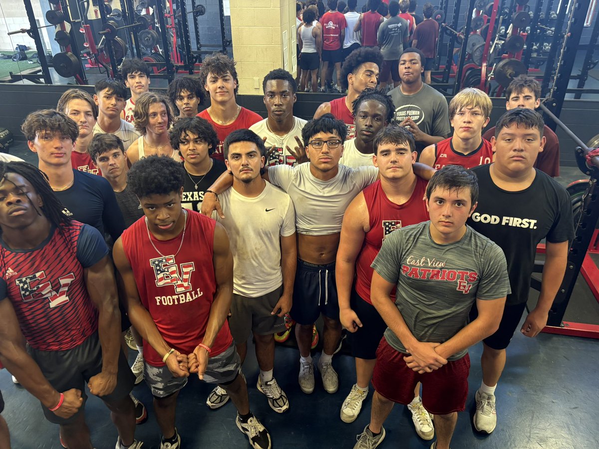 Super proud of these dudes.  Made it to every day of SAC Camp Week 1.  We still have a ways to go, but a culture of higher expectations and lack of excuses is rapidly developing with our guys.  The Patriots will be improved in 2025. #DHT