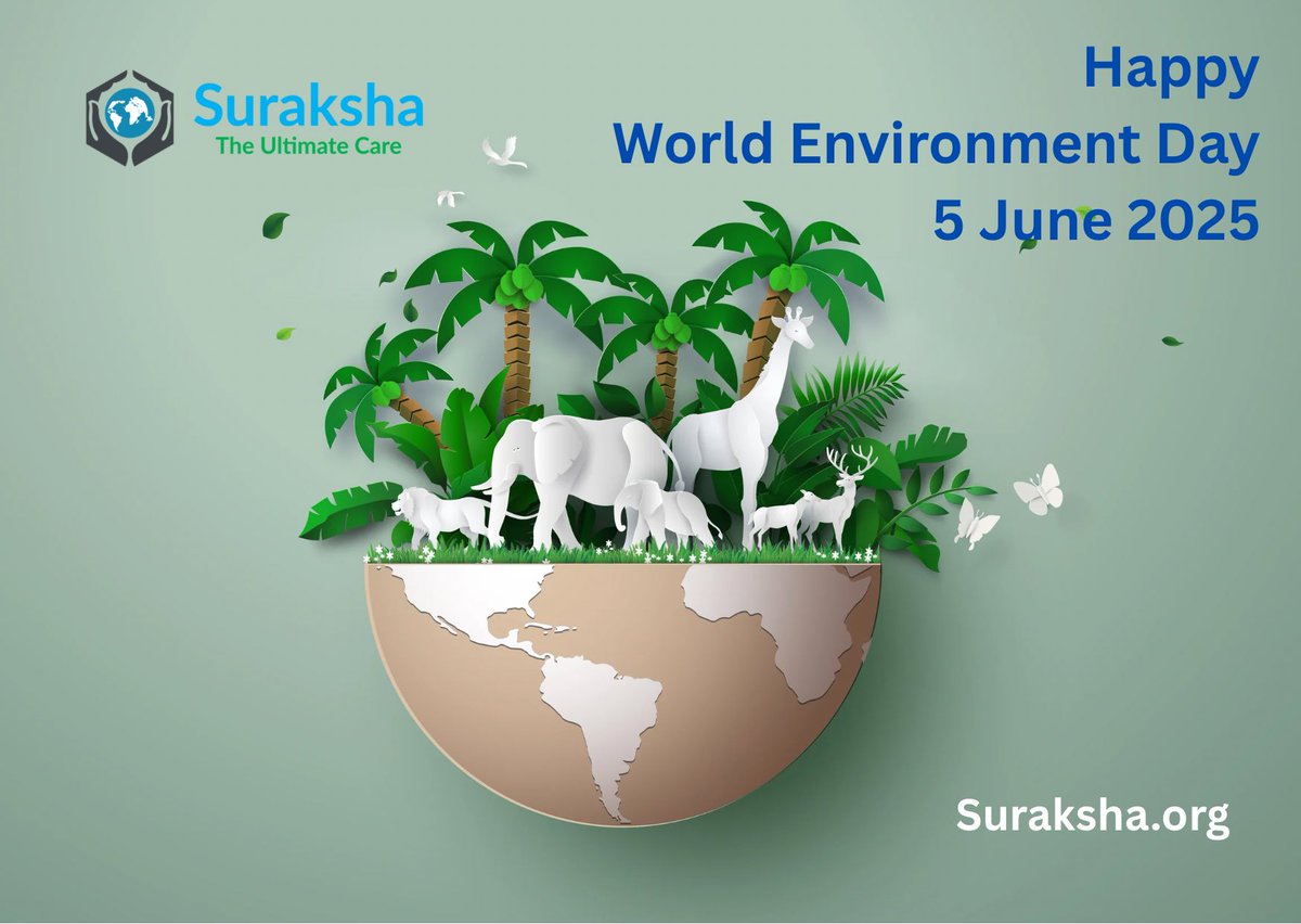 Happy World Environment Day! 
Let's join hands to work together for eliminating the plastic pollution.

#WorldEnvironmentDay
#BeatPlasticPollution #microplastics