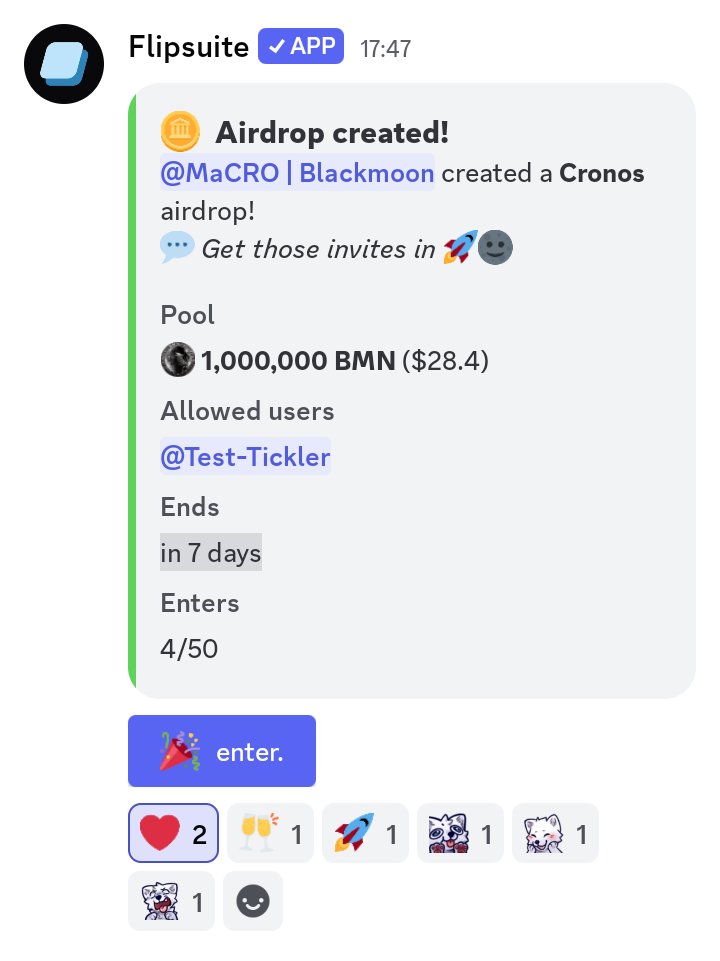Who is not in <a href="/BlackMoonCRO/">Black Moon</a> discord yet?? 
Here is the chance to get some $BMN now
Hope in discord buy $BMN from <a href="/wolfswapdotapp/">Wolfswap | Swap & Earn</a> get yourself a role. Invite 3 friends and get Alpha leaks. 
Let's send $BMN to the $MOON
discord.gg/kjWGdFTpX6
#amplify