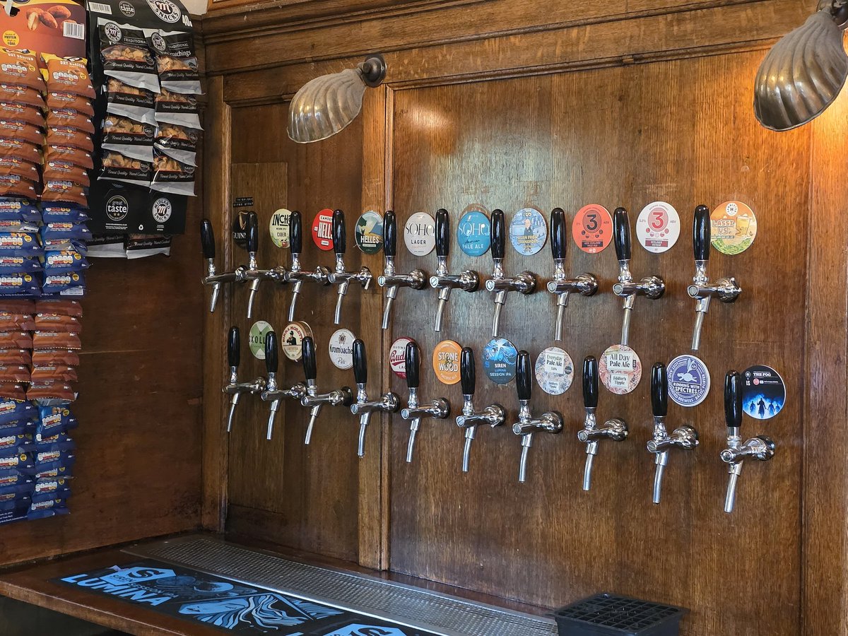 BeerGuideLondon (@beerguidelondon) on Twitter photo A leisurely start today, not many planned but lots of travelling.
First up is <a href="/MagdalaTavern/">The Magdala, Hampstead</a>, a large historic pub opposite Hampstead Heath station.
Half a dozen cask ales and 20 taps offer a good range. A leisurely start today, not many planned but lots of travelling.
First up is <a href="/MagdalaTavern/">The Magdala, Hampstead</a>, a large historic pub opposite Hampstead Heath station.
Half a dozen cask ales and 20 taps offer a good range.