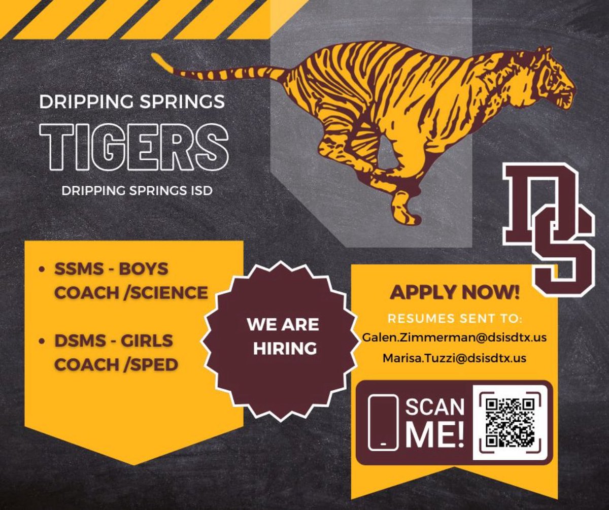 Come join our team! MS Coaches Needed! <a href="/A_Pena4/">Al Pena</a> <a href="/delossae17/">Eric De Los Santos</a> <a href="/CoachGZimmerman/">Galen Zimmerman</a>