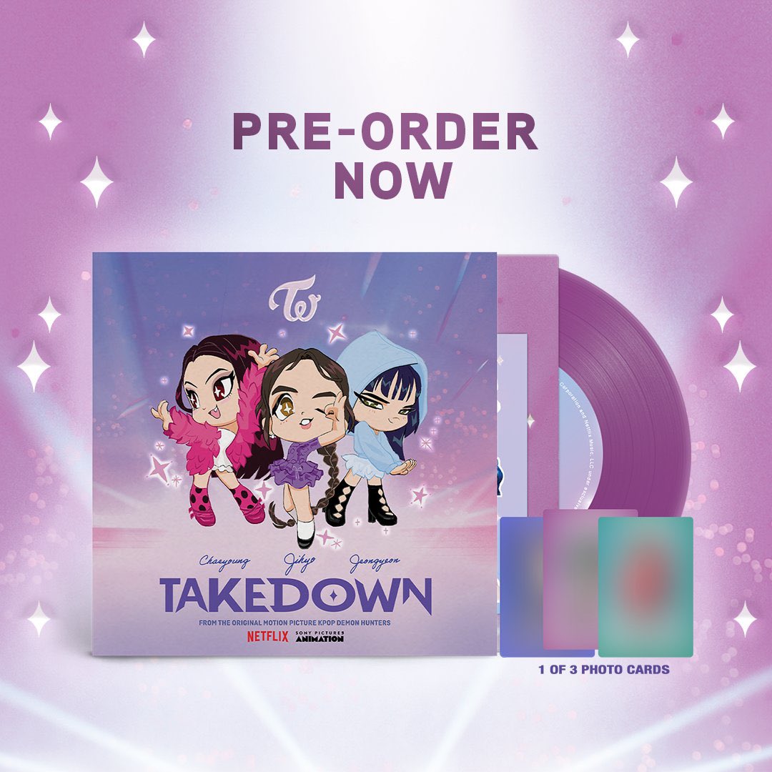 TFVUnion's tweet photo. REMINDER: PRE-ORDER AND PRE-SAVE TAKEDOWN!

PRE-ORDER:
🔗 https://t.co/l2safcam8C

PRE-SAVE:
🔗 https://t.co/rPNKgCL4g7

#TAKEDOWN #PreOrder_Takedown #PreSave_Takedown #TWICE @JYPETWICE https://t.co/gKGVXziMvF