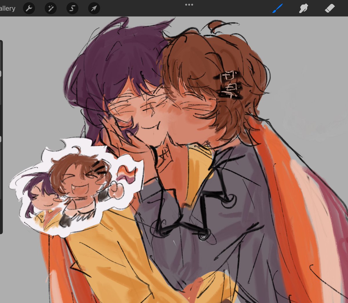 #不恋爱就完蛋了 #LoveCurseFindYourSoulmate  Happy pride Demon month.