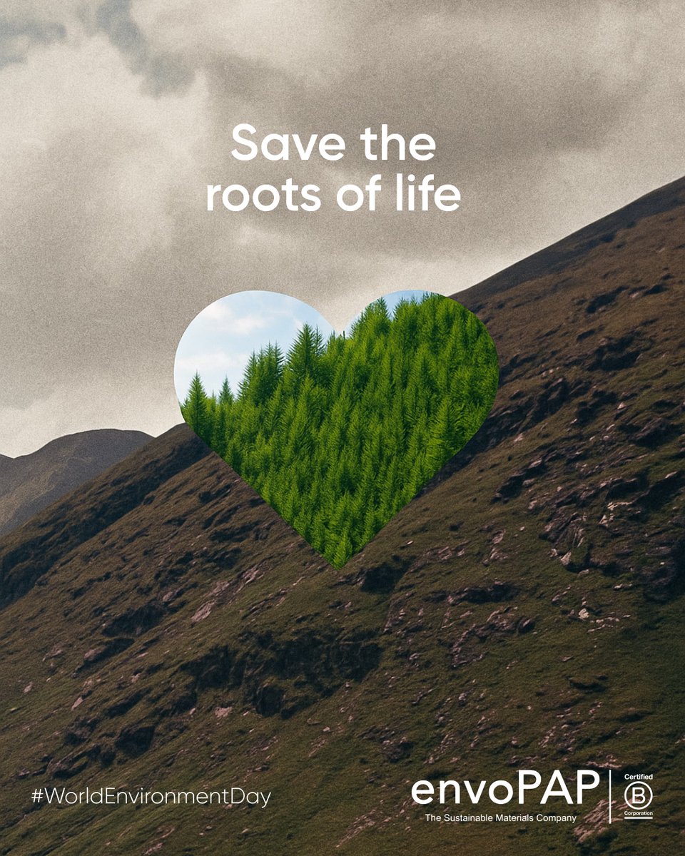 Nature doesn’t need promises — it needs action. 🌍
At envoPAP, we turn agricultural waste into planet-friendly packaging.

✅ No trees cut
✅ No plastic used
✅ No greenwashing

This #WorldEnvironmentDay, let’s rethink materials, redesign impact &amp; restore the Earth. 🌱