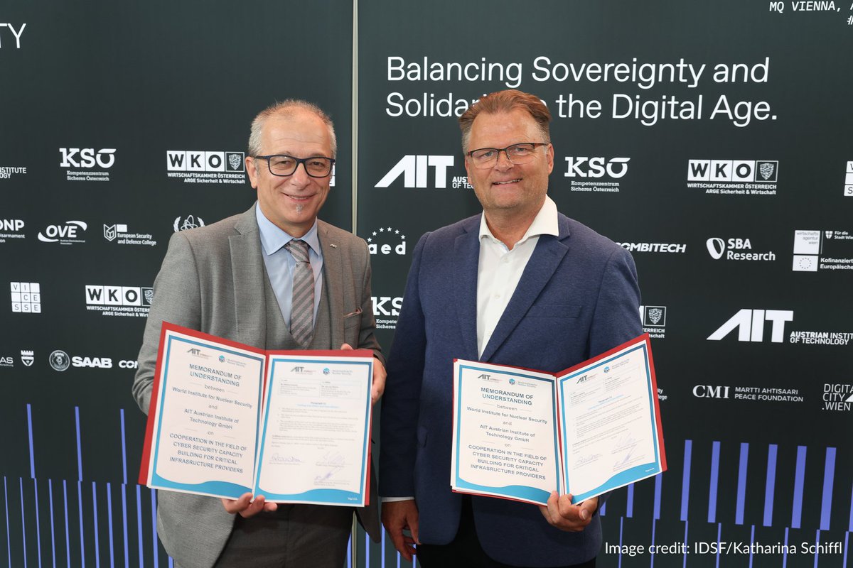 WINS_org's tweet image. WINS and the AIT Austrian Institute of Technology have signed a memorandum of understanding to further strengthen their cooperation in the field of global digital security!
Read more: wins.org/wins-and-ait-p…