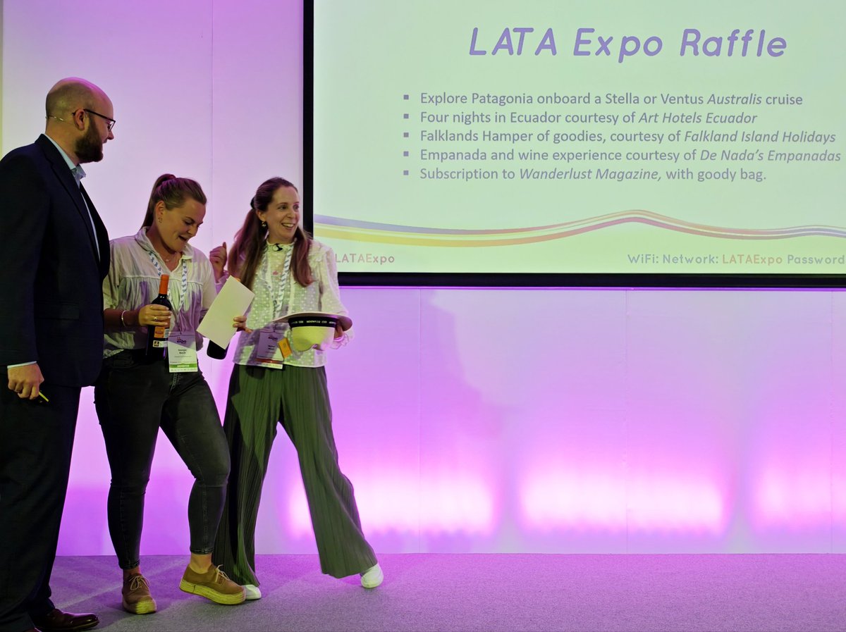 LatAmTravelist's tweet photo. #LATAExpo, run by @latauk, is the biggest travel trade show dedicated to Latin America in Europe.
@latafoundation's Rachel Nicoll says this year's auction &amp; raffle raised a generous £15,000 for its positive impact projects in Latin America:

https://t.co/7JMRjf44BK

#LATAExpo2025 https://t.co/AcgPHOuzeG