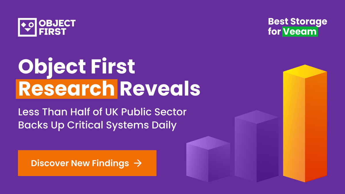 Nearly 30,000 breaches.
Less than half back up critical systems daily.
Most don’t use immutability.

Our latest UK Public Sector Freedom of Information research is out.

📉 See the risks → bit.ly/3HmhkOf