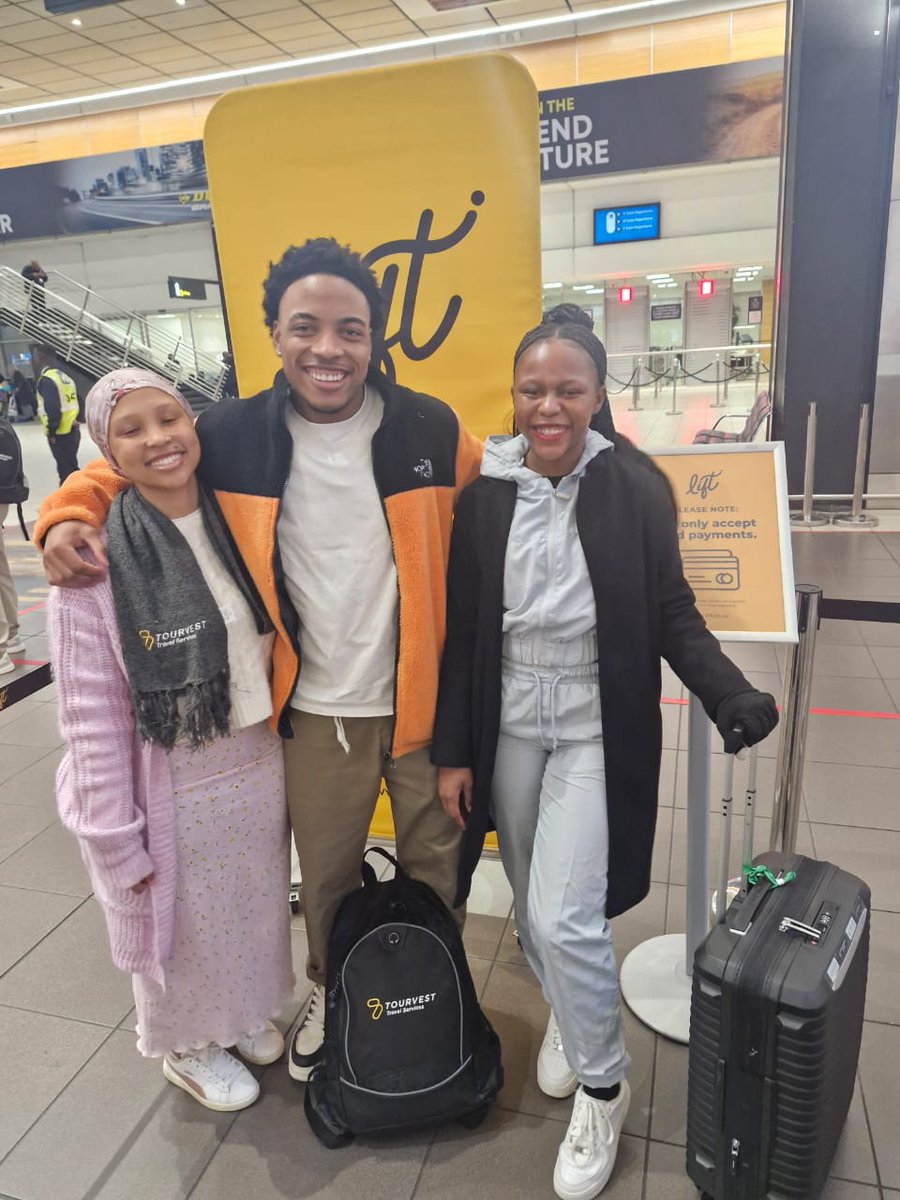 TourvestDM's tweet photo. ✈️ Today, some of our Tourvest team members took to the skies for the very first time as part of our First Time Traveller initiative! They’re off to Cape Town for an educational and inspiring journey.
#FirstTimeTraveller #WeAreTourvest #TravelWithPurpose #CapeTown #TourvestDM https://t.co/Av1lTxvRNd