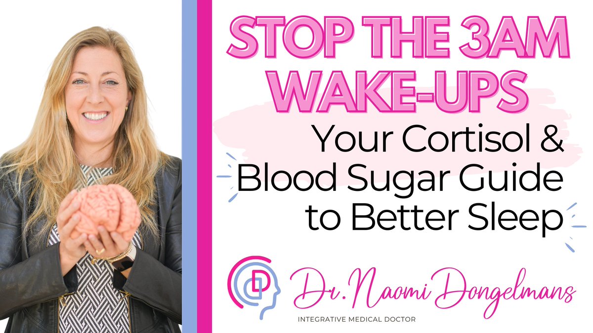 Why are you waking up at 3 AM? It's often your cortisol &amp; blood sugar! Learn how to fix it in my new video. Essential for women in perimenopause/menopause too! #SleepTips #3AMWakeUp #Cortisol #BloodSugar #HormoneBalance #Perimenopause #Menopause
youtube.com/watch?v=5QQ6vj…