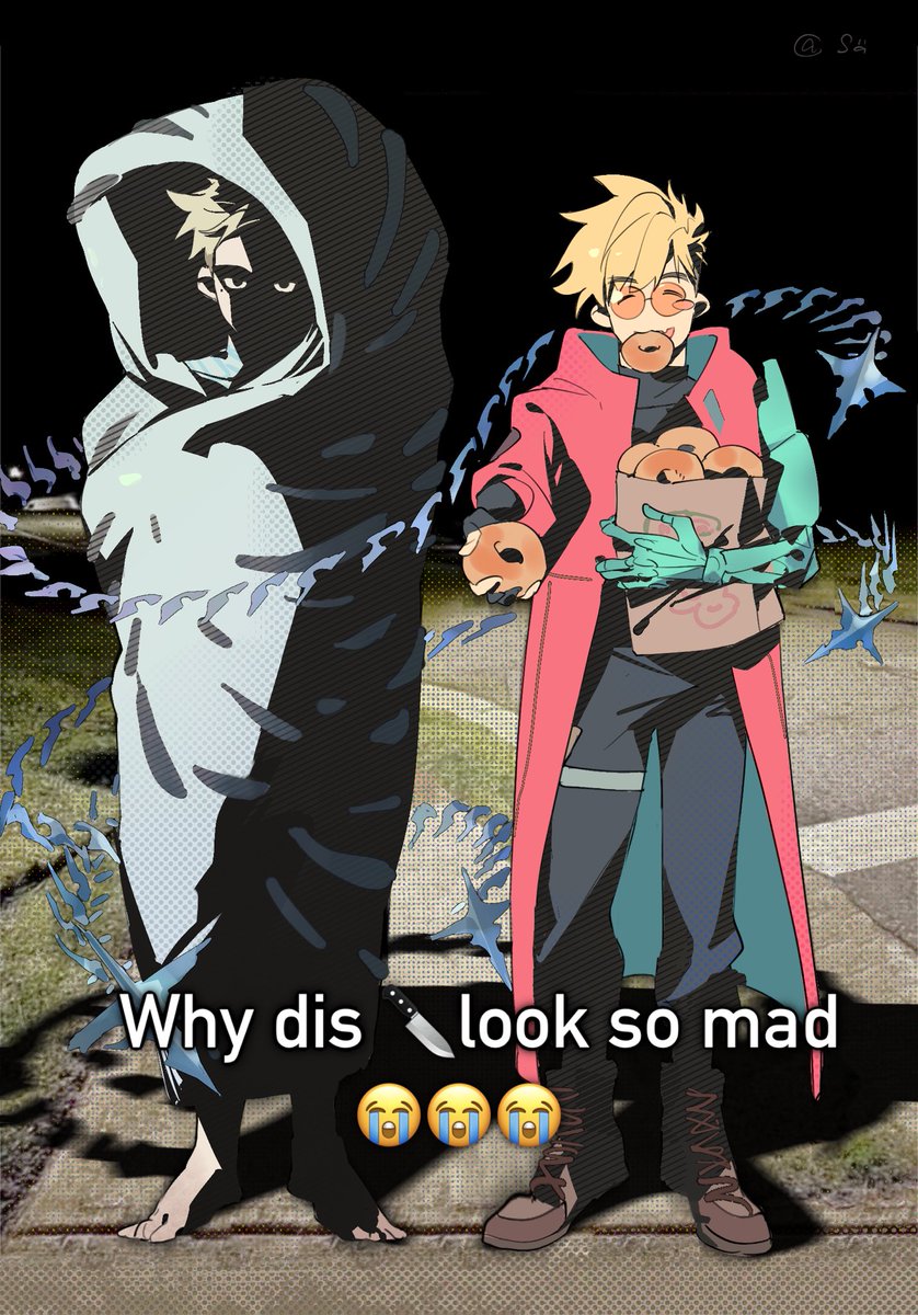 why dis 🔪look so mad
😭😭😭🤲💕#trigun #TRIGUNSTAMPEDE #vashthestampede #knives