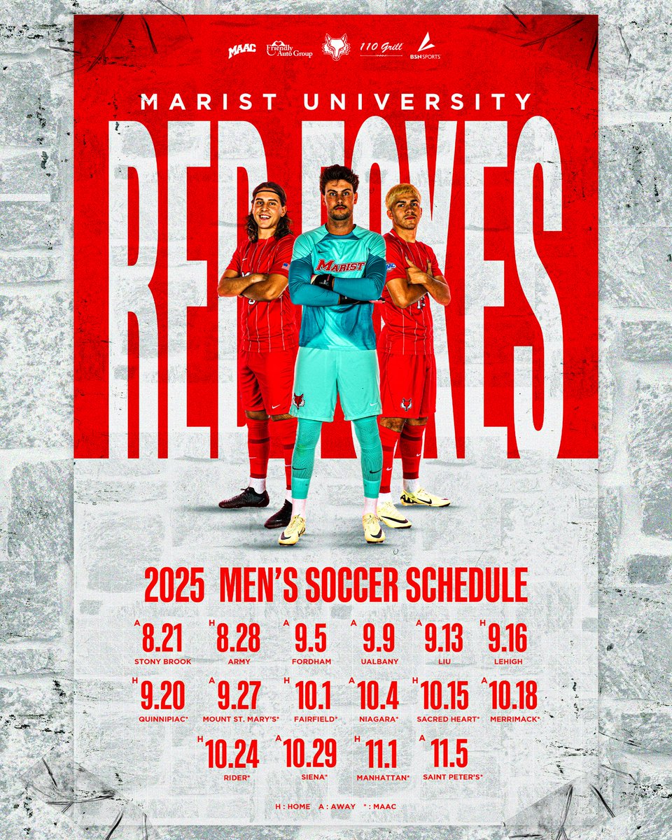 Ready to hit the pitch ⚽️🦊

The Red Foxes men’s soccer 2025 schedule is here!!

📰 bit.ly/4ktqirF

#goredfoxes