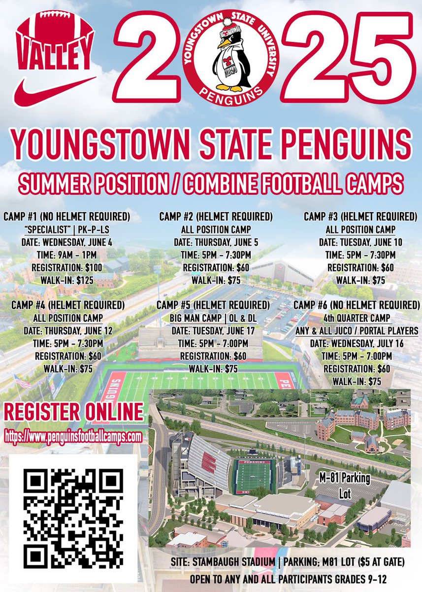 Kaiyen Mbandi (@kmbandi08) on Twitter photo I will be at the <a href="/ysufootball/">Youngstown State Football</a> camp today 6/5 ready to compete‼️‼️<a href="/CoachBuj/">Austen Bujnoch</a> <a href="/Coach_Haneline/">John Haneline</a> <a href="/fbcoachdp/">Doug Phillips</a> <a href="/Coach_Yurcich/">Michael Yurcich</a> <a href="/Rays_World9/">Uncle Ray</a> I will be at the <a href="/ysufootball/">Youngstown State Football</a> camp today 6/5 ready to compete‼️‼️<a href="/CoachBuj/">Austen Bujnoch</a> <a href="/Coach_Haneline/">John Haneline</a> <a href="/fbcoachdp/">Doug Phillips</a> <a href="/Coach_Yurcich/">Michael Yurcich</a> <a href="/Rays_World9/">Uncle Ray</a>