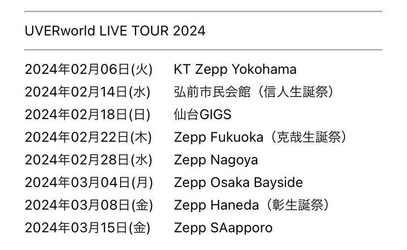 wataself's tweet photo. 【UVER運営のカス誤字四天王】

・NOBITO
・Zepp SAapporo
・7vs72000
・Bye-Bye to yo←New‼️ https://t.co/mhuarh2iPa