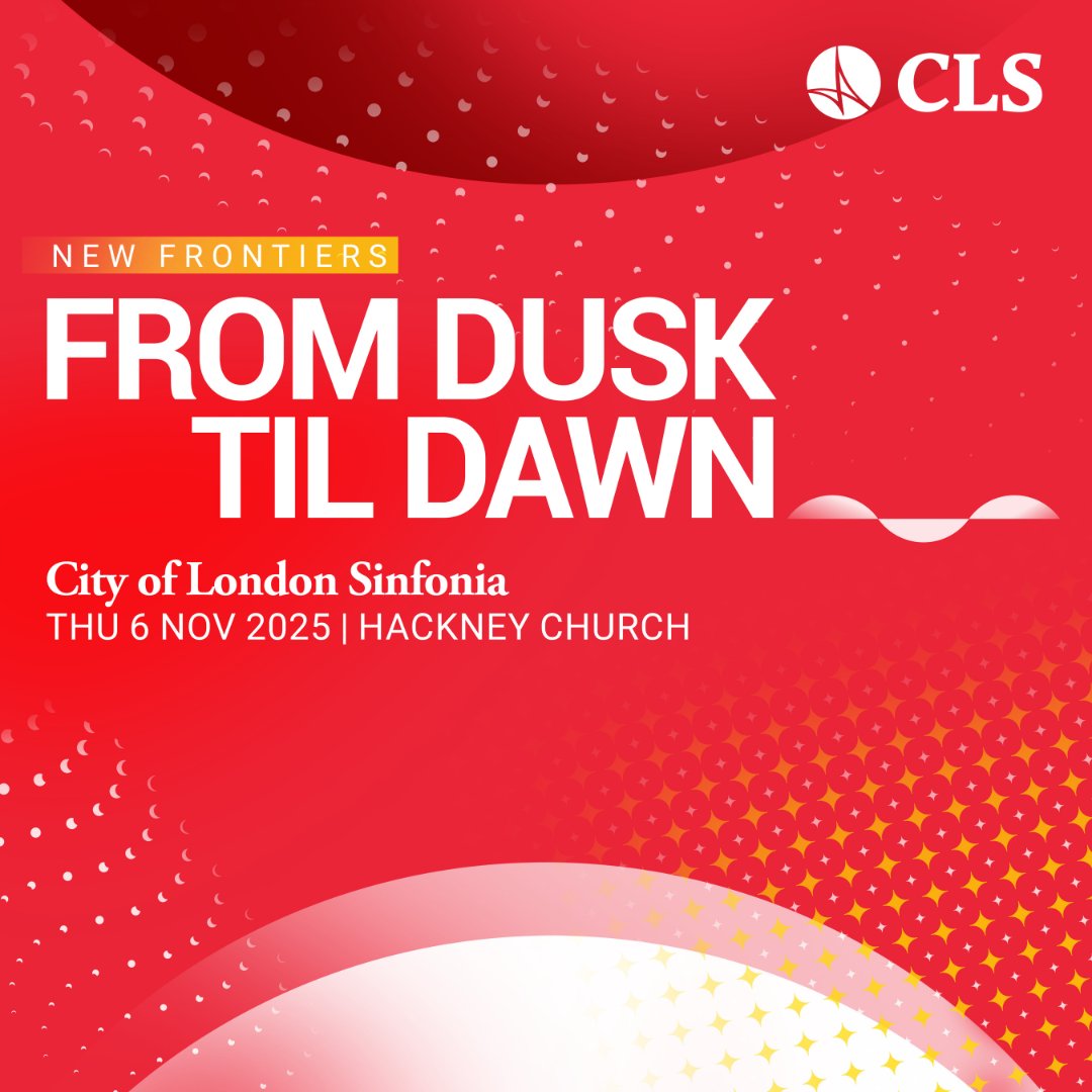🌙 As night turns to sound and dawn to light—experience From Dusk 'til Dawn at Hackney Church.

✨Debussy, Messiaen, Alberga, Bray, Vivaldi 

We perform by candlelight, by intuition, by feel.

🎟️ One night only. 6 November.

cityoflondonsinfonia.co.uk/events/new-fro…