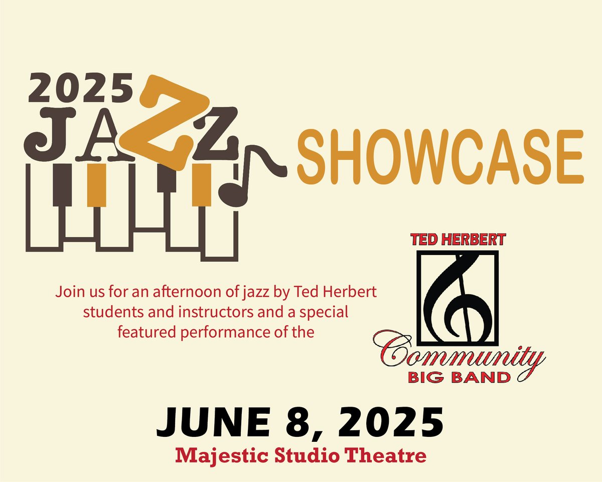 Ted Herbert JAZZ SHOWCASE &amp; BIG BAND! - mailchi.mp/majestictheatr…