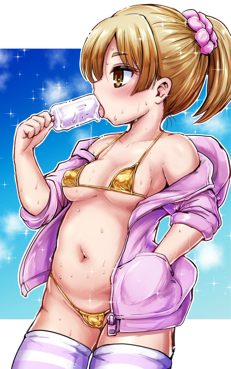 遅めのGW金ビキニみっちゃん✨🐖 