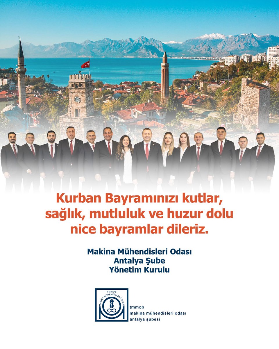 Kurban Bayramınızı kutlar, sağlık, mutluluk ve huzur dolu nice bayramlar dileriz. #mmoantalya