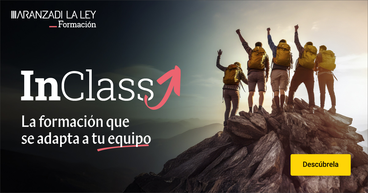 aranzadilaley's tweet image. 💡 ¿Buscas formación personalizada? Descubre #InClass de Aranzadi LA LEY: la formación diseñada para tu equipo, dónde y cuándo lo necesites, con expertos que hablan vuestro idioma y entienden lo que hacéis🎓 Descubre más aquí 👉 ow.ly/VpGi50W4A7w