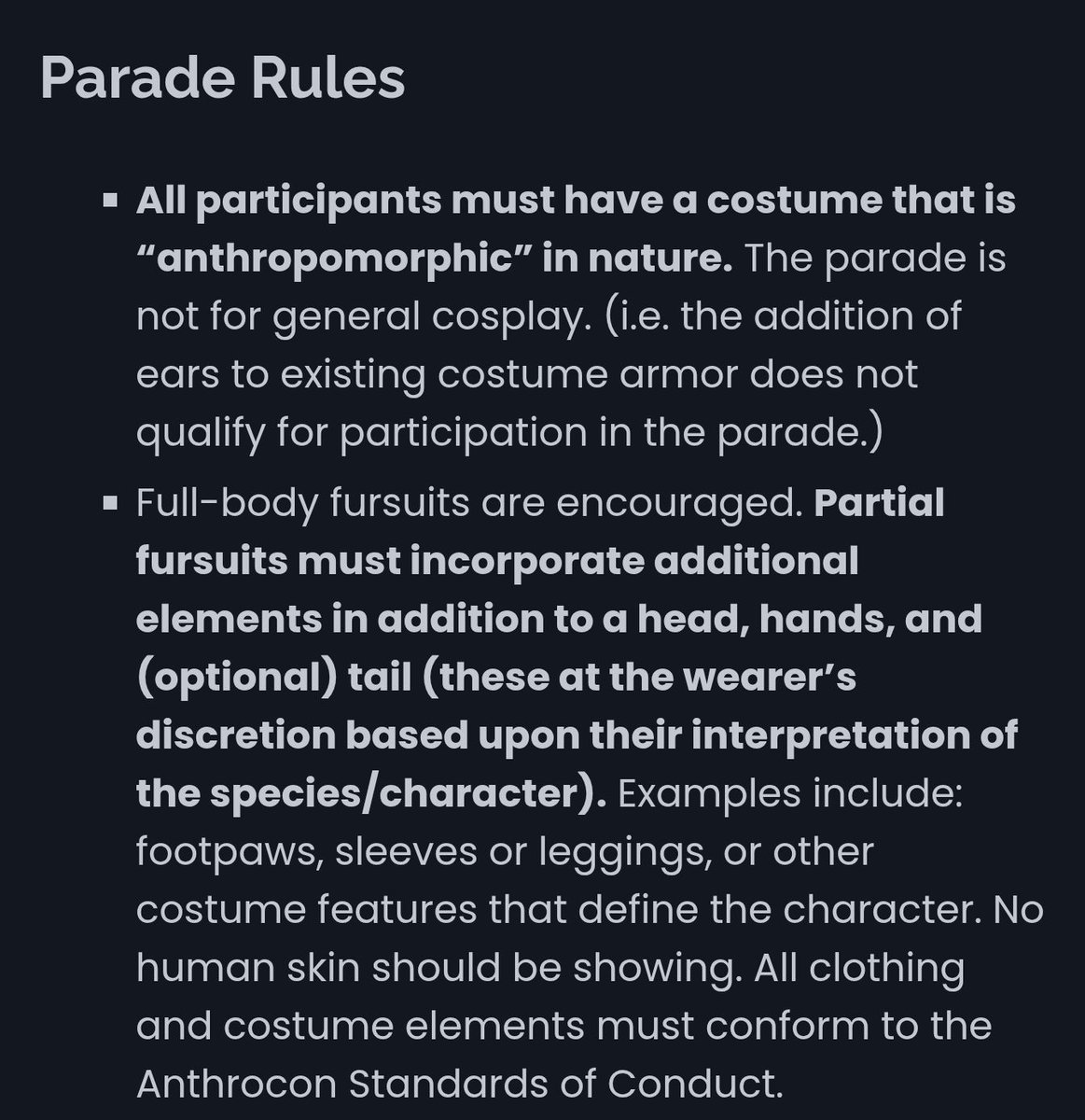 Zoey (@zoeydogy) on Twitter photo Yeah sick I guess I'll just miss my favorite con's parade because I'm banned now. <a href="/anthrocon/">Anthrocon, Inc.</a> change your rules. Yeah sick I guess I'll just miss my favorite con's parade because I'm banned now. <a href="/anthrocon/">Anthrocon, Inc.</a> change your rules.