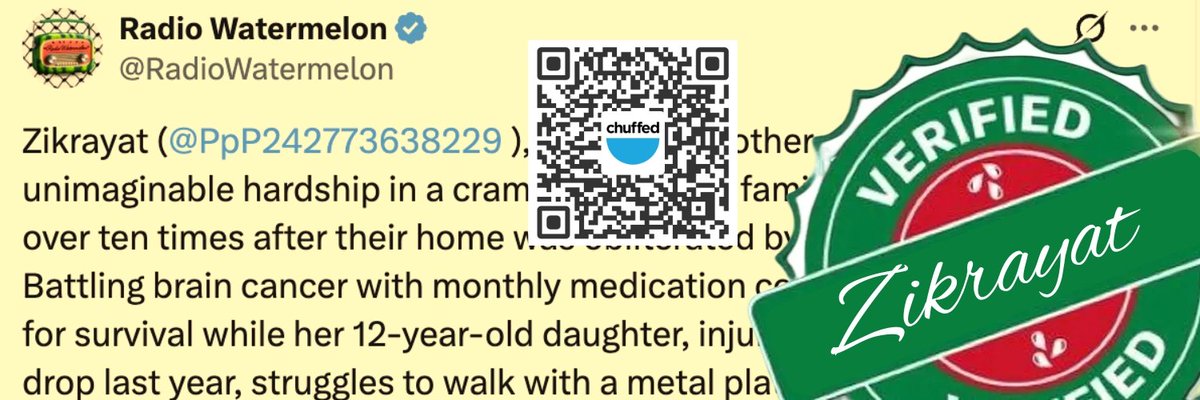 PpP242773638229's tweet image. This is my campaign that I created two months ago and so far it is just zero. I don’t know if my family deserves support or if it is worth providing treatment. If you cannot donate, share.
chuffed.org/project/zikray……