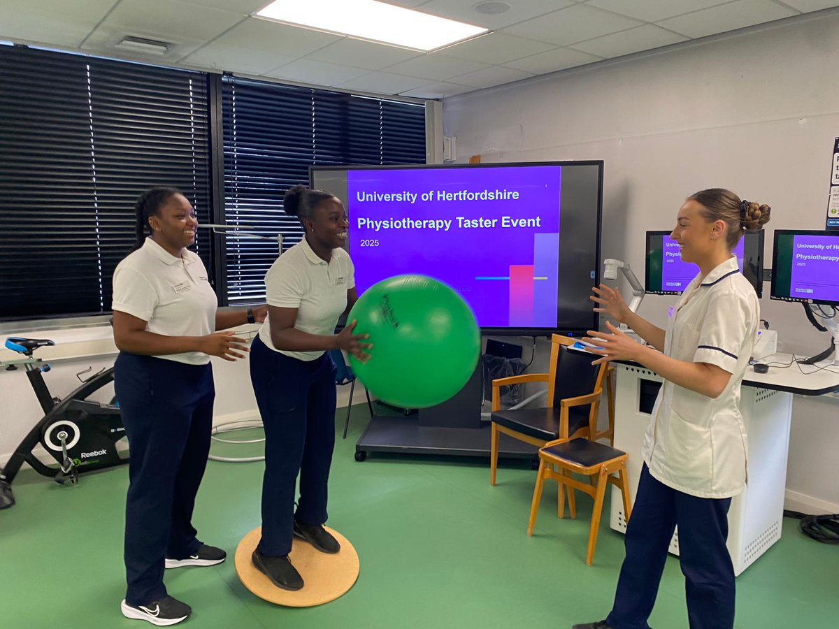 @UniHertsPhysio (@unihertsphysio) on Twitter photo A brilliant day today for Year 12s having a look around. Potentially the new <a href="/UniHertsPhysio/"><a href="/UniHertsPhysio/">@UniHertsPhysio</a></a> students in the future ably helped by our amazing current @UniHertsPhysio students and staff. Well done and thank you ๐ <a href="/thecspstudents/">CSP Students</a> <a href="/ACPIN_UK/">ACPIN</a> <a href="/TheACPRC/">ACPRC</a> <a href="/physiosinsport/">ACPSEM</a> <a href="/TheAPCP/">TheAPCP</a> A brilliant day today for Year 12s having a look around. Potentially the new <a href="/UniHertsPhysio/"><a href="/UniHertsPhysio/">@UniHertsPhysio</a></a> students in the future ably helped by our amazing current @UniHertsPhysio students and staff. Well done and thank you ๐ <a href="/thecspstudents/">CSP Students</a> <a href="/ACPIN_UK/">ACPIN</a> <a href="/TheACPRC/">ACPRC</a> <a href="/physiosinsport/">ACPSEM</a> <a href="/TheAPCP/">TheAPCP</a>