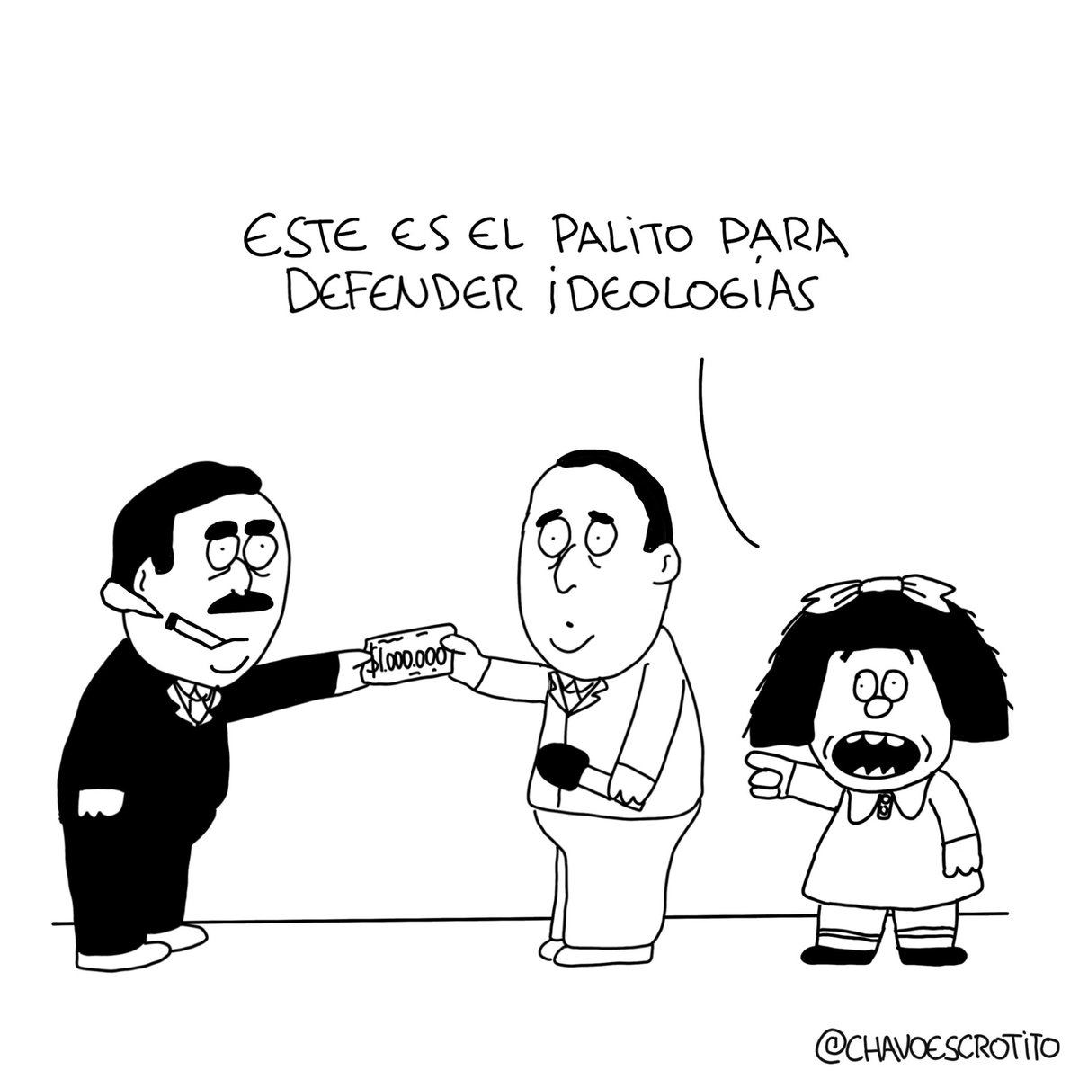 Se despertó con toda Mafalda: