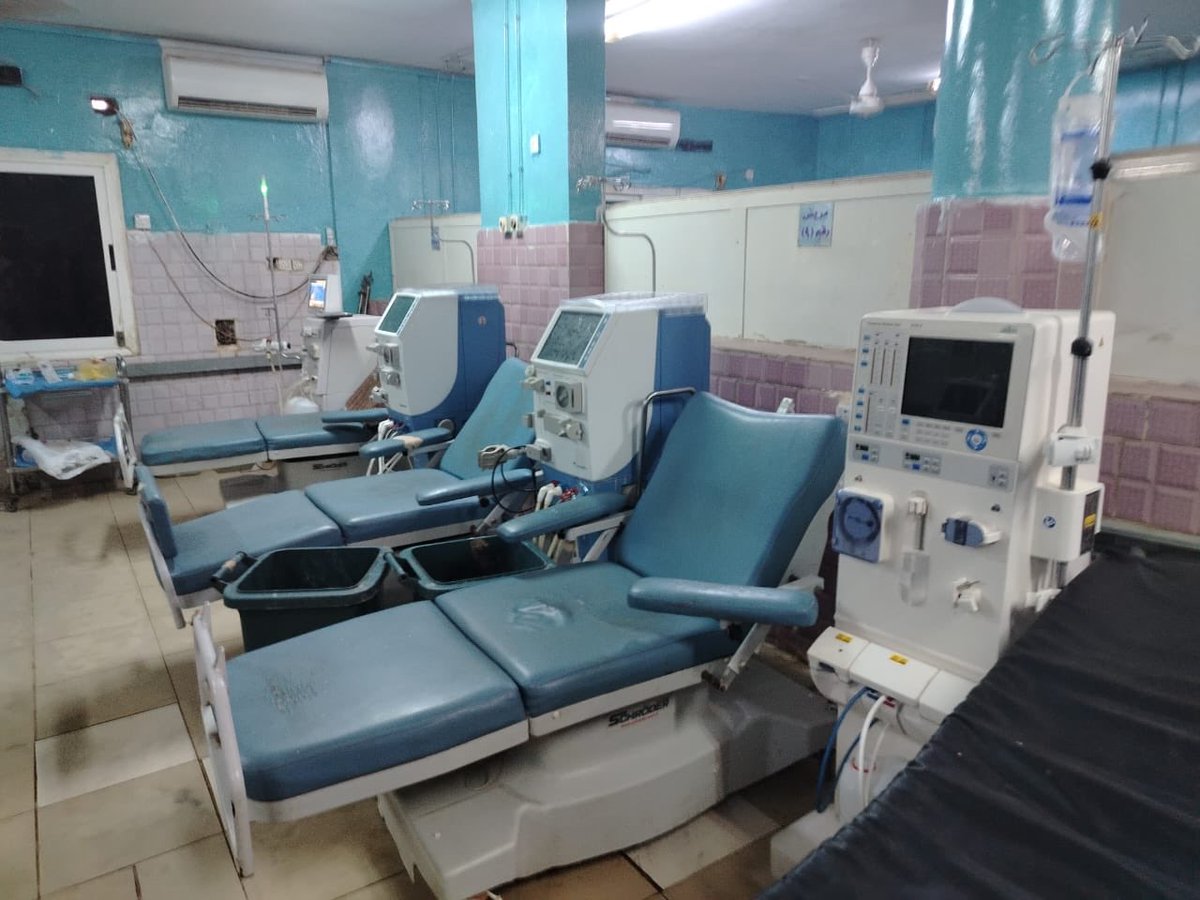 تجهيز 16 مركزاً لغسيل الكلى و27 مرفقا صحيا للتامين الصحي للعمل أيام عيد الاضحى بالجزيرة suna-sd.net/posts/tghyz-16…

#سونا #السودان