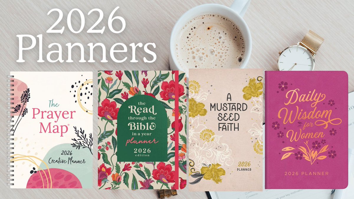 Our 2026 planners are making their debut!

There are so many planners designed to fit a variety of goals and planning needs! To see more images and details, check them out online or in stores. 

We can't wait to be a part of your 2026 year!